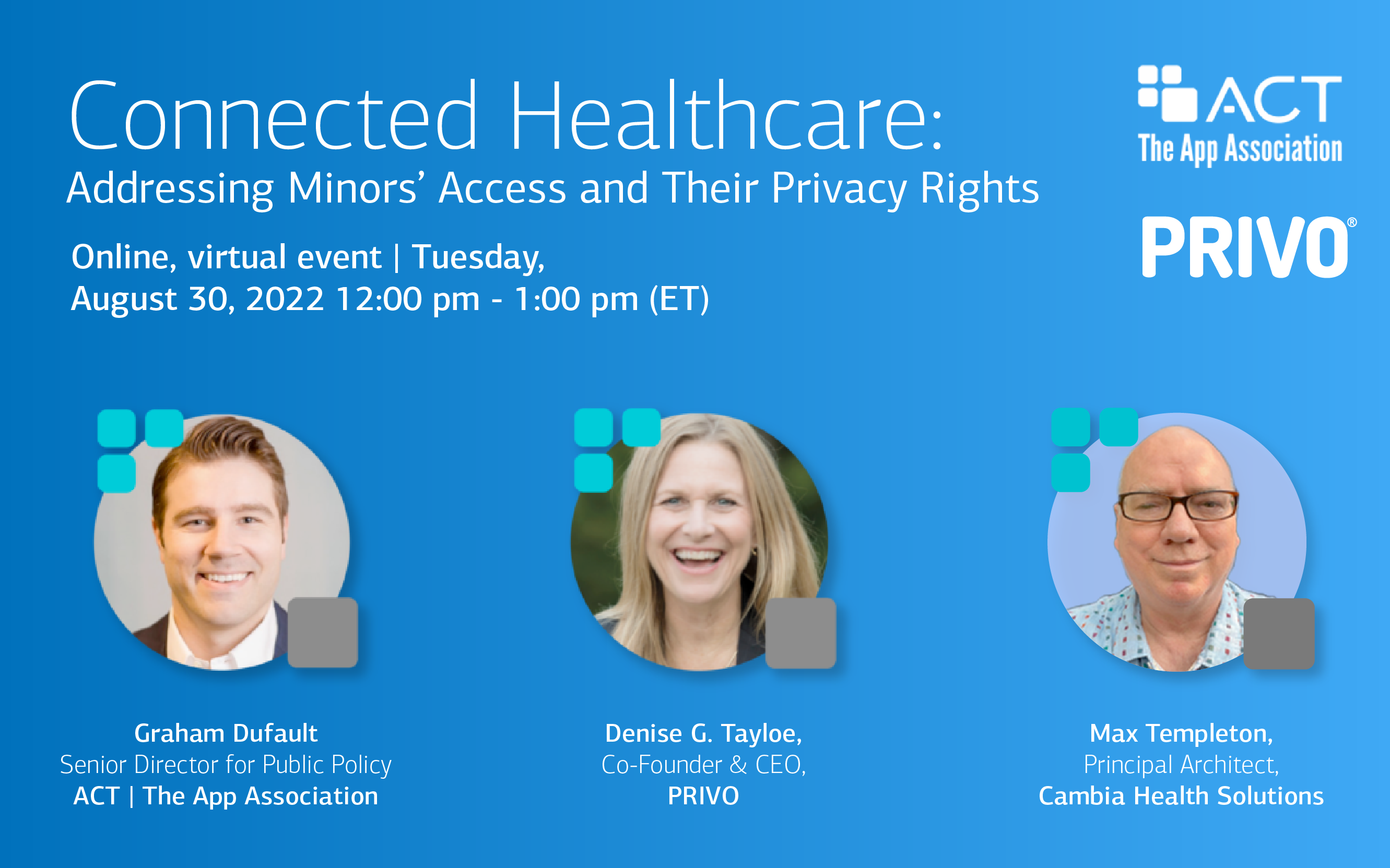 PRIVO and ACT Connected Healthcare Webinar